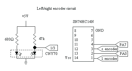 Alternative encoder schematics